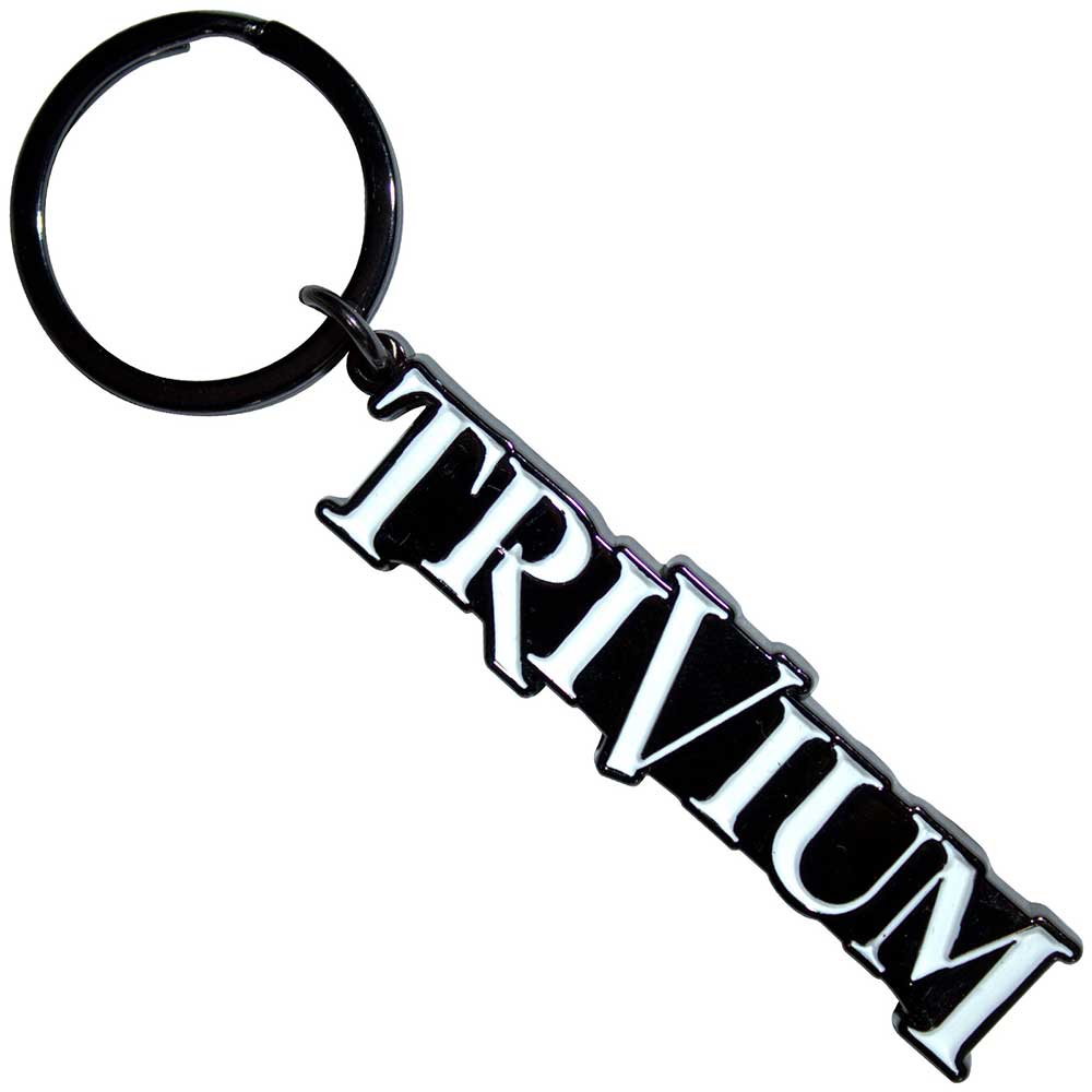 TRIVIUM Keychain, Logo Black