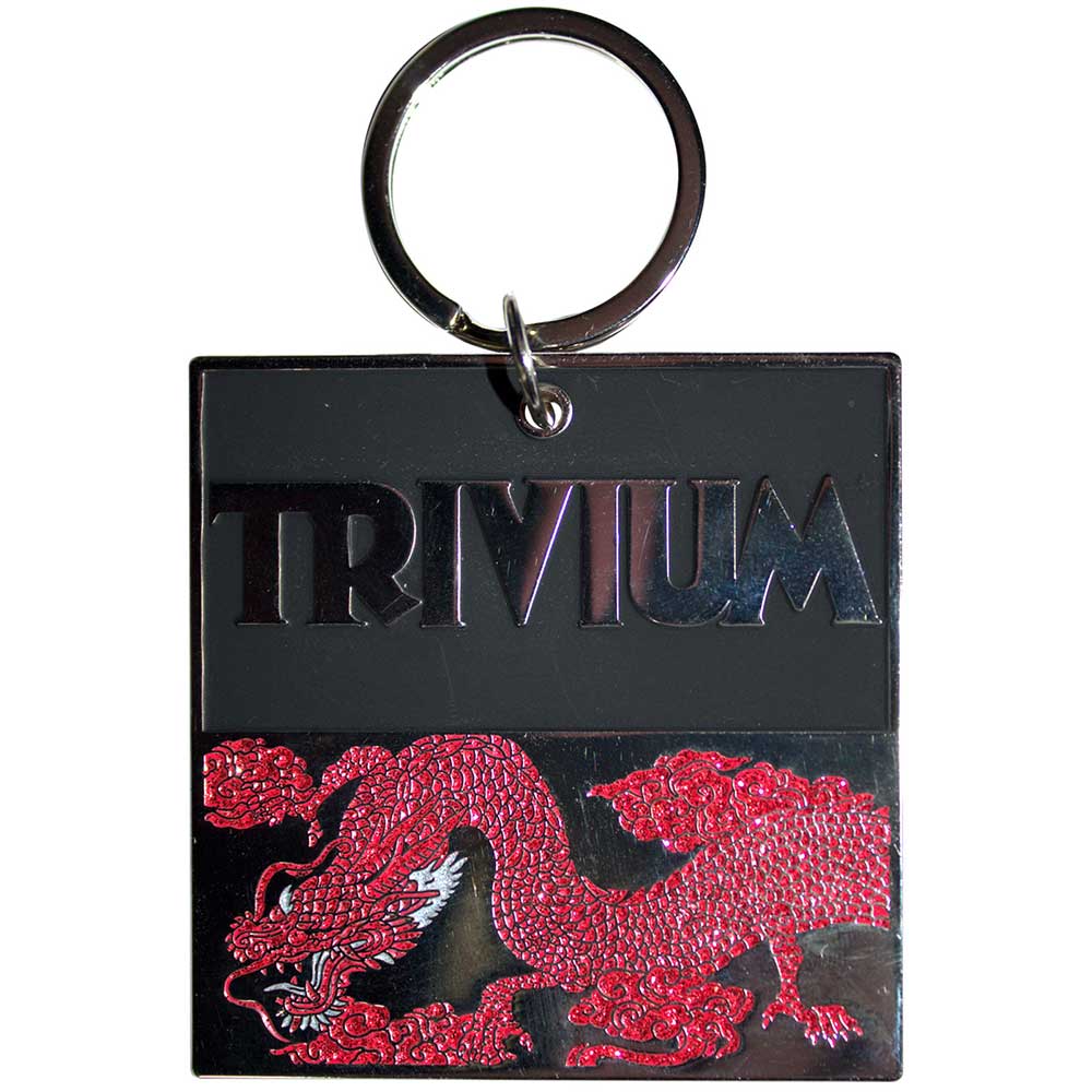 TRIVIUM Keychain, Deadmen &amp; Dragons Silhouette