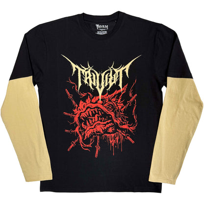 TRIVIUM Long Sleeve T-Shirt, Red Demon