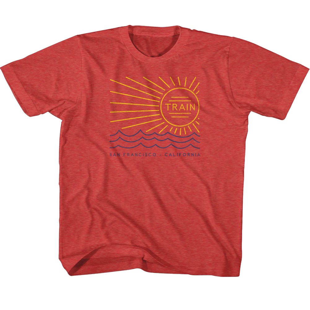 TRAIN Eye-Catching T-Shirt, TRAIN SUNSHINE