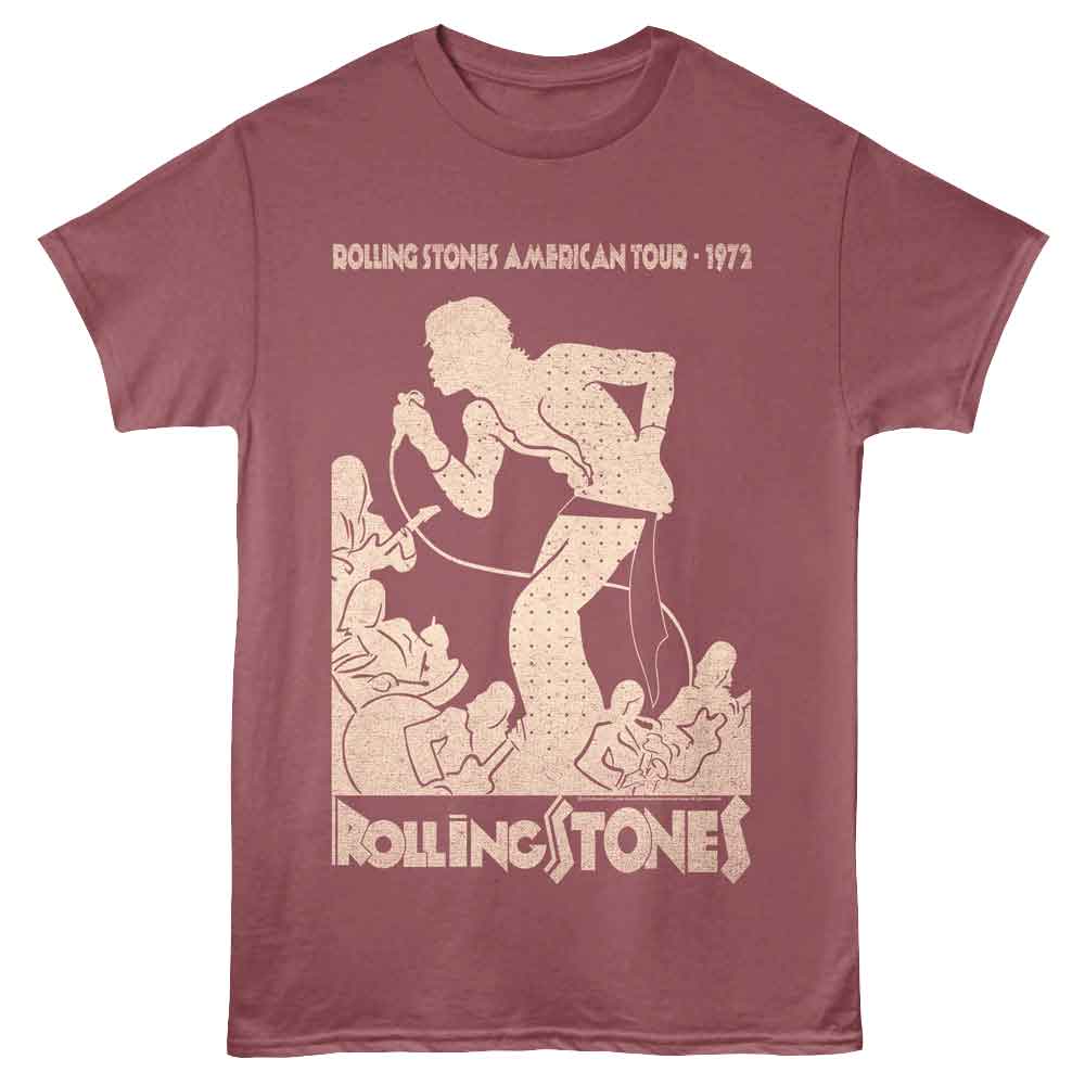 THE ROLLING STONES Eye-Catching T-Shirt, AMERICAN TOUR 1972