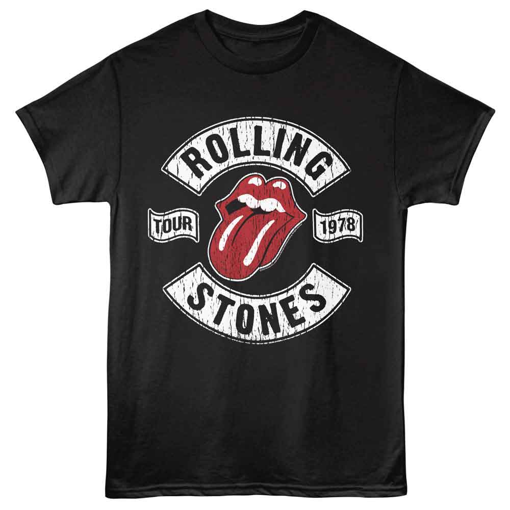 THE ROLLING STONES Eye-Catching T-Shirt, TOUR 78