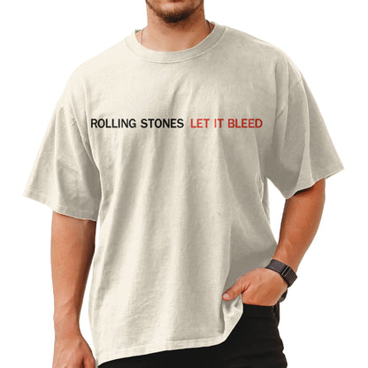 THE ROLLING STONES Oversized T-Shirt, LET IT BLEED 69
