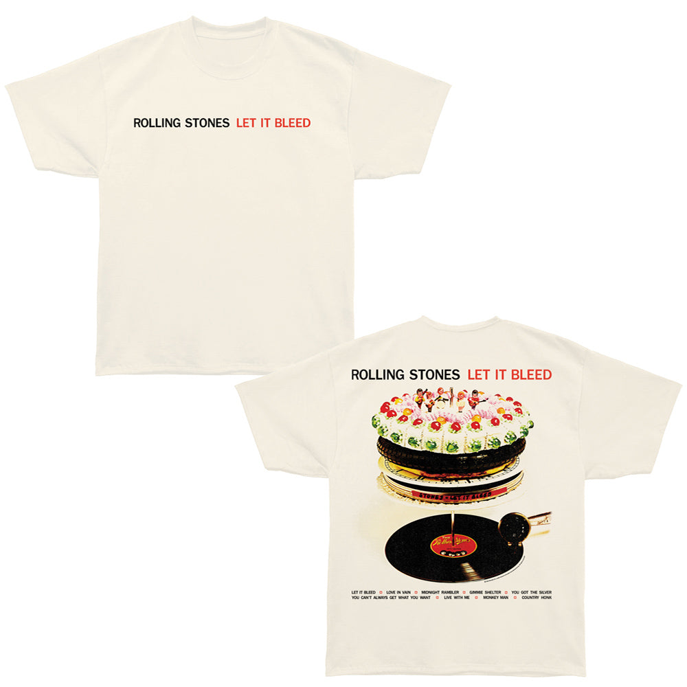 THE ROLLING STONES Oversized T-Shirt, LET IT BLEED 69 – Authentic