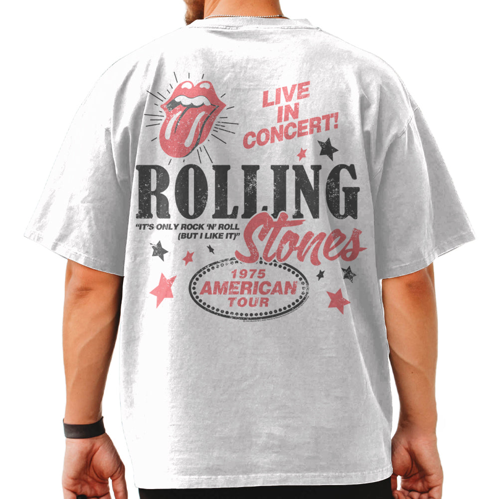 THE ROLLING STONES Oversized T-Shirt, 1975 AMERICAN TOUR