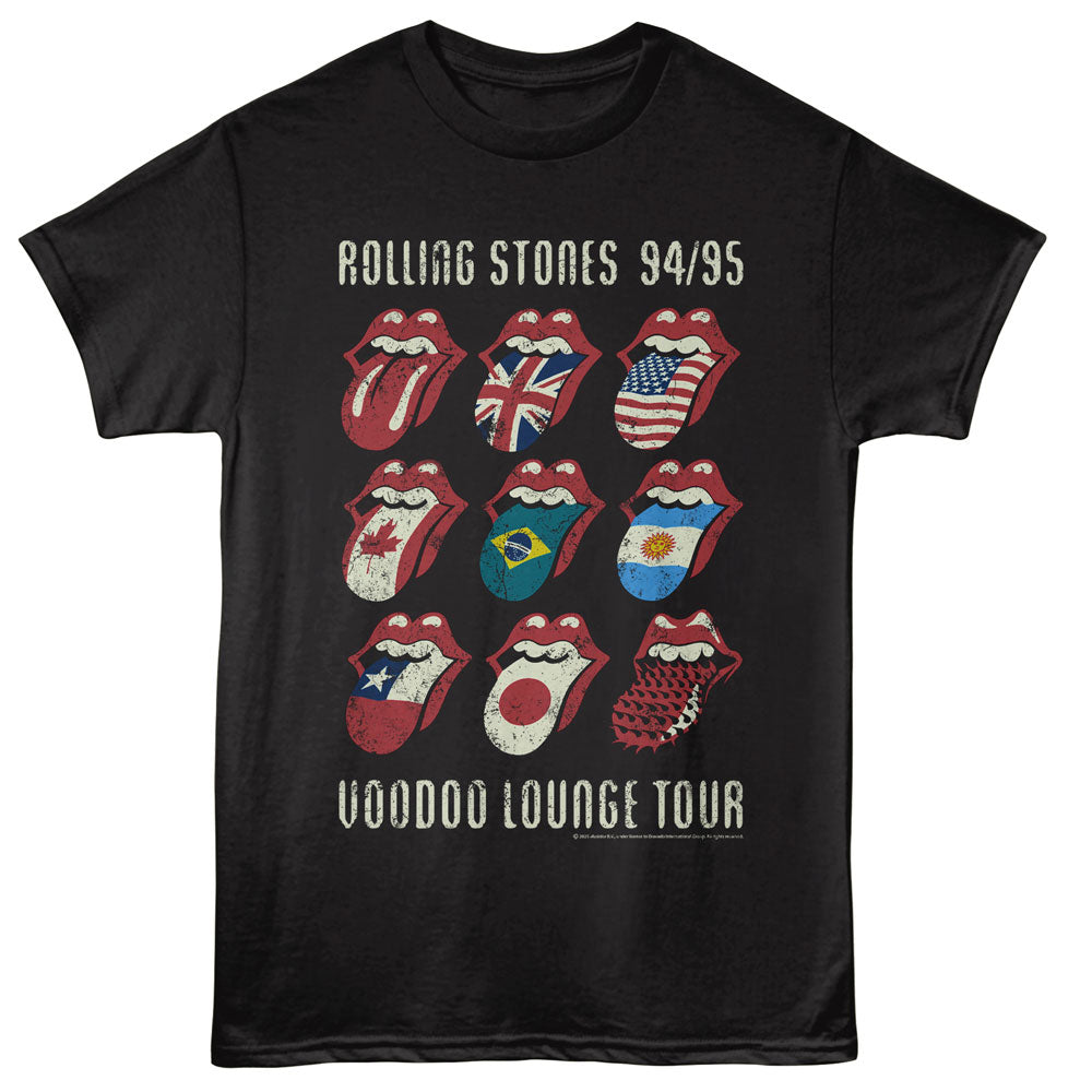 THE ROLLING STONES Eye-Catching T-Shirt, VOODOO TONGUES