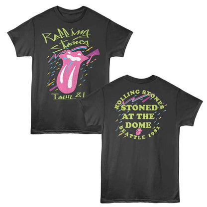 THE ROLLING STONES Eye-Catching T-Shirt, STONED AT DOME