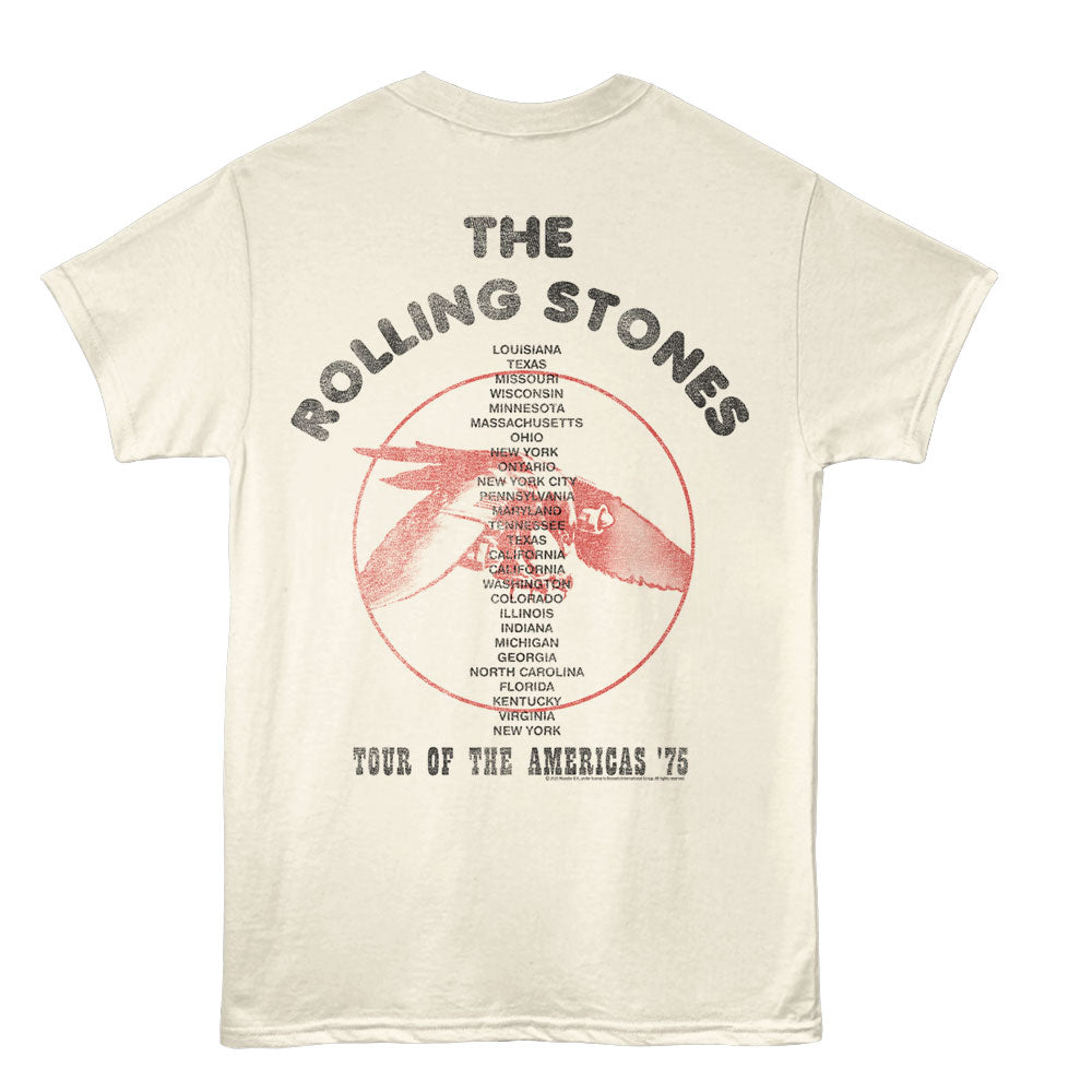 THE ROLLING STONES Eye-Catching T-Shirt, NYC 1975