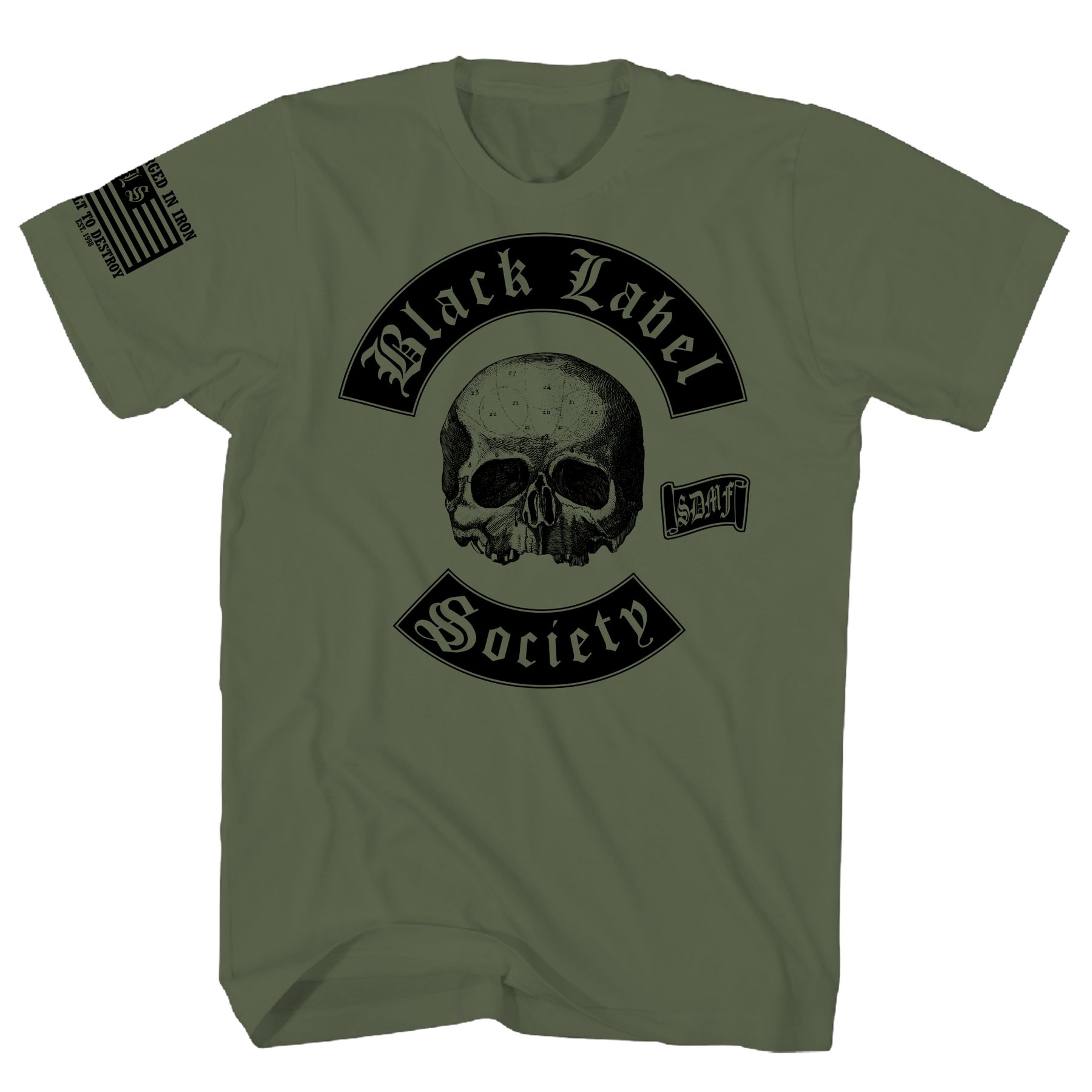 BLACK LABEL SOCIETY T-Shirt, FLAG