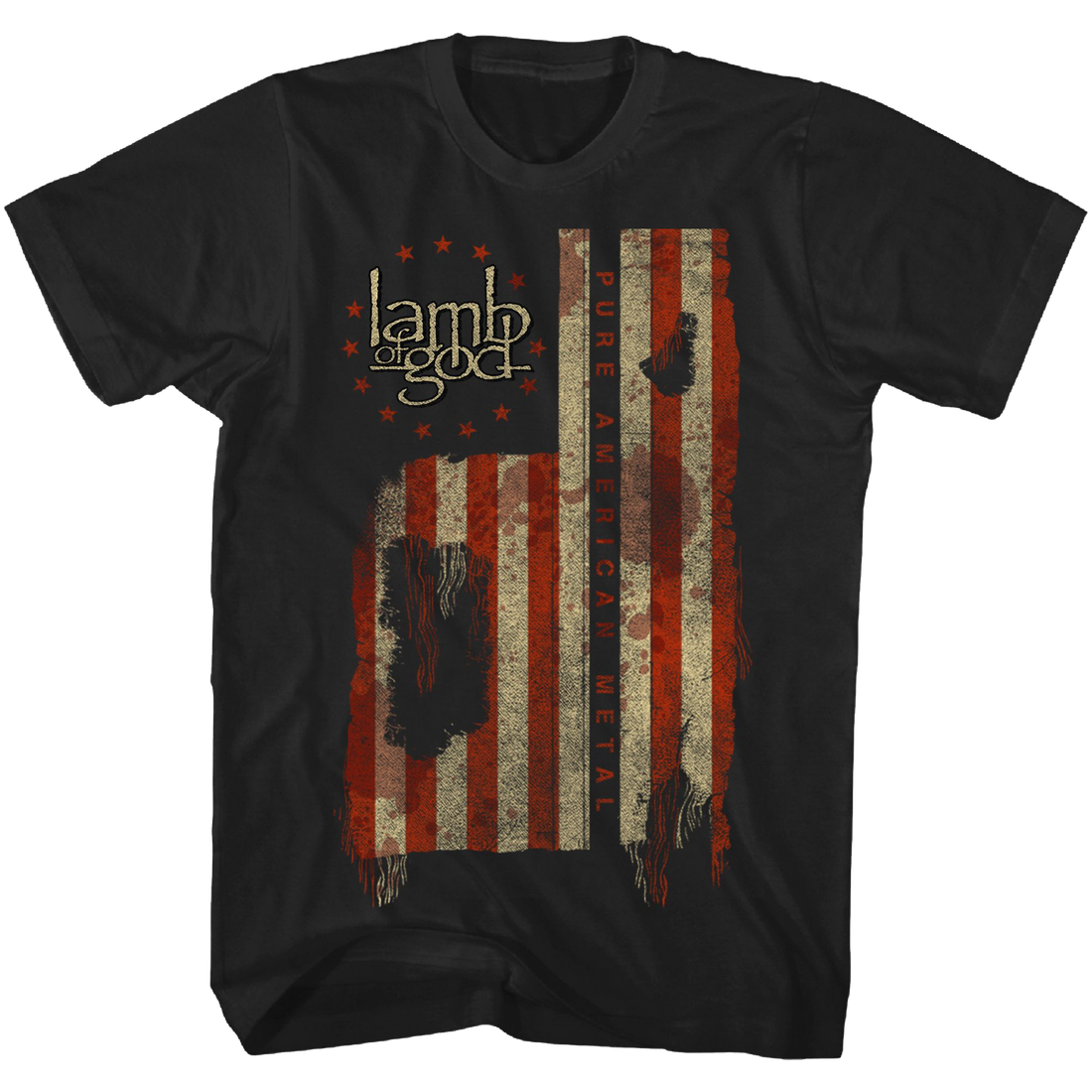 LAMB OF GOD T-Shirt, US FLAG