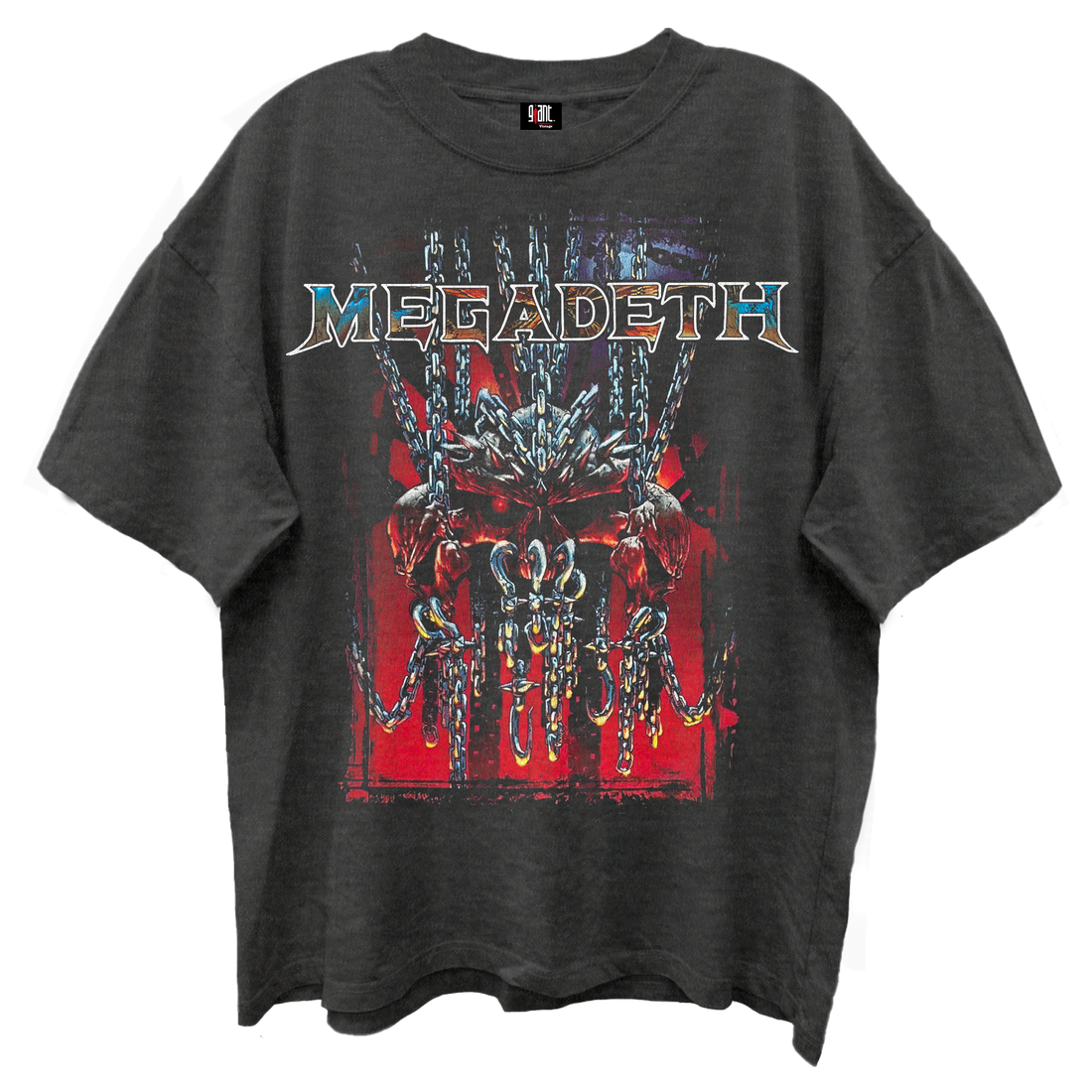 MEGADETH Oversized T-Shirt, CHAOS CHAINS