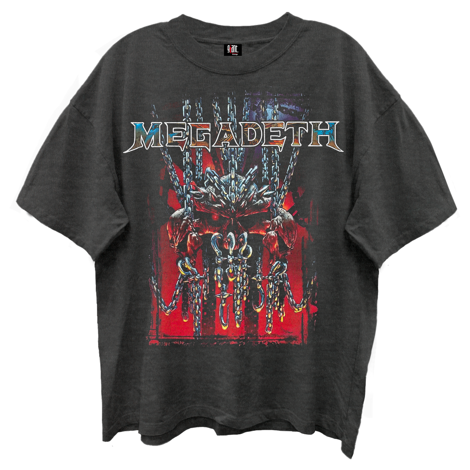 MEGADETH Oversized T-Shirt, CHAOS CHAINS