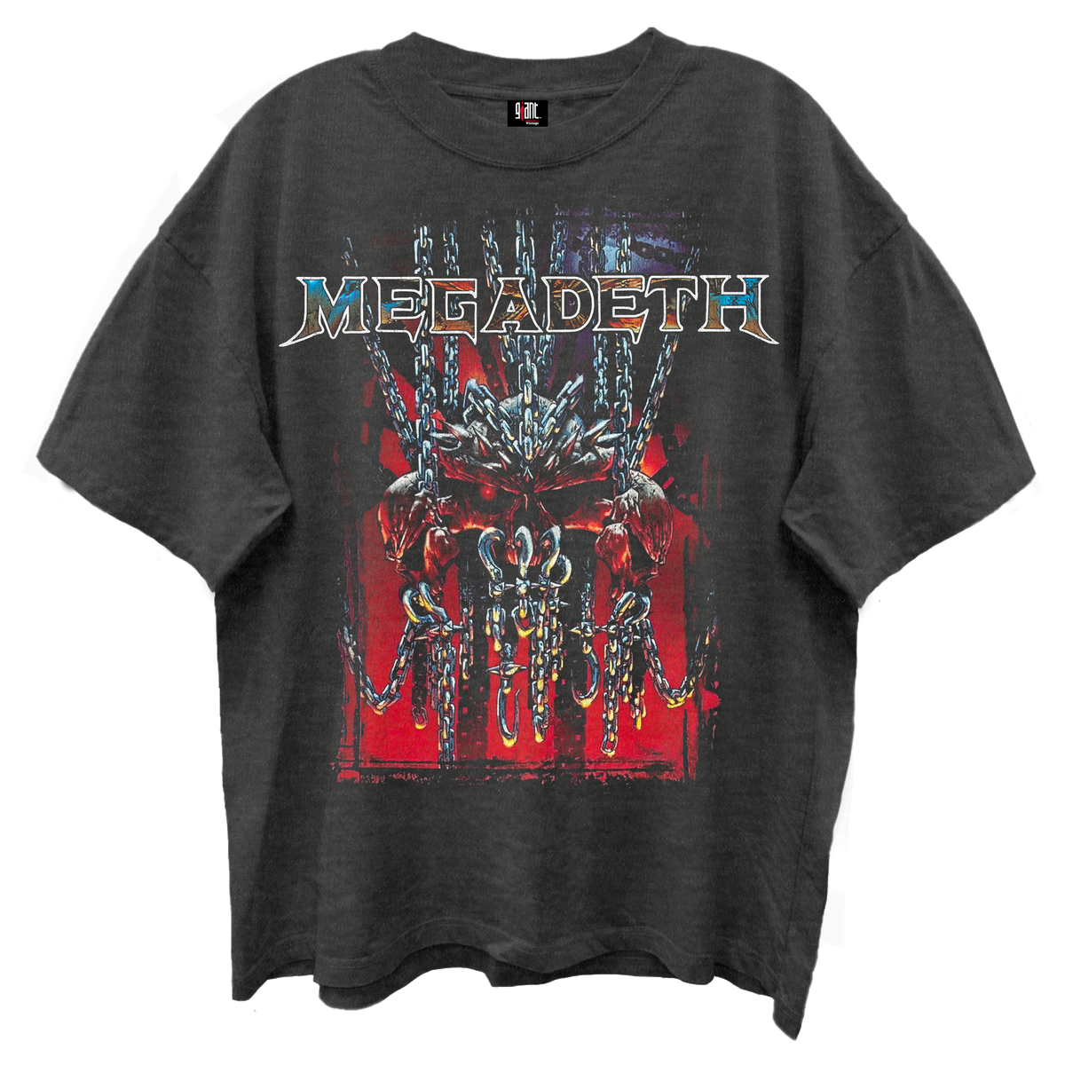 MEGADETH Oversized T-Shirt, CHAOS CHAINS