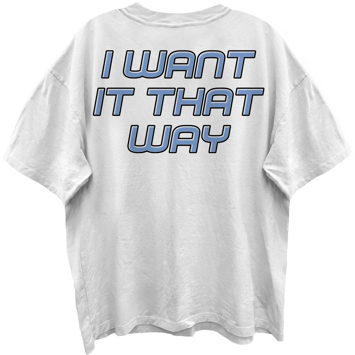 BACKSTREET BOYS Oversized T-Shirt, I WANT IT THAT WAY