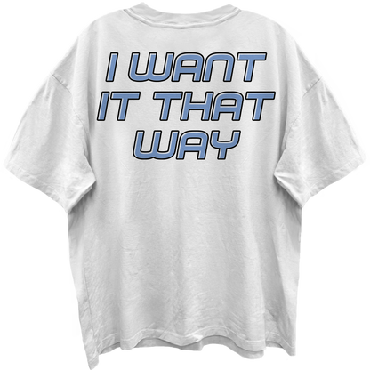 BACKSTREET BOYS Oversized T-Shirt, I WANT IT THAT WAY