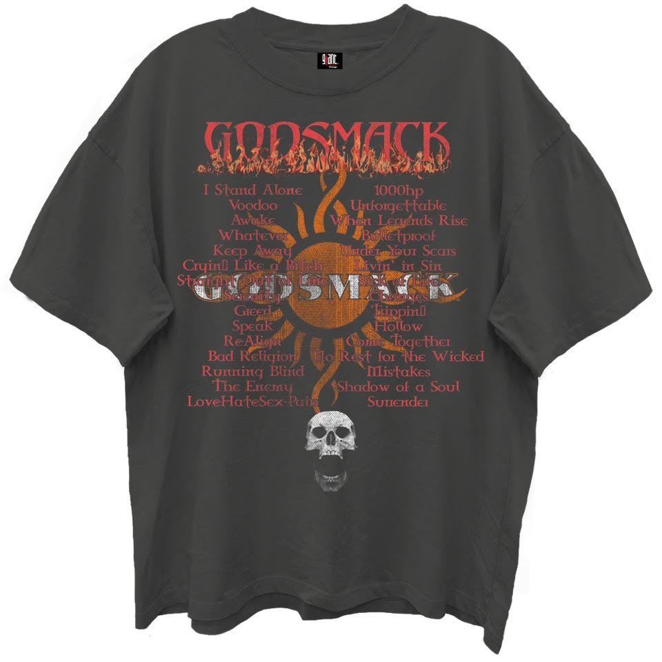 GODSMACK Oversized T-Shirt, GREATEST HITS
