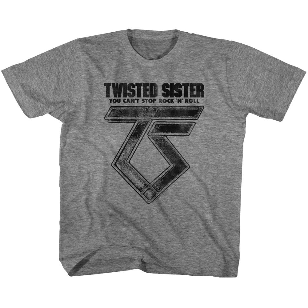 TWISTED SISTER Eye-Catching T-Shirt, CANT STOP ROCKNROLL