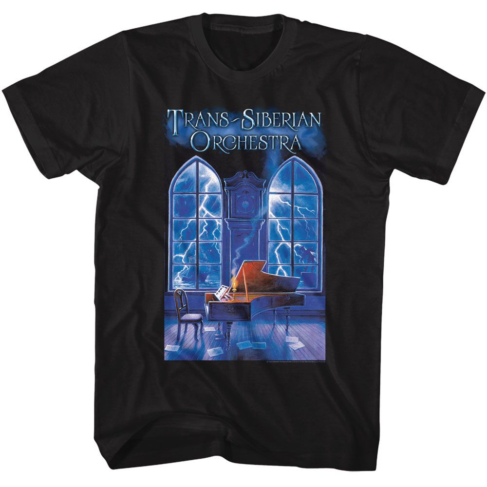 TRANS SIBERIAN ORCHESTRA Eye-Catching T-Shirt, Stormy Piano