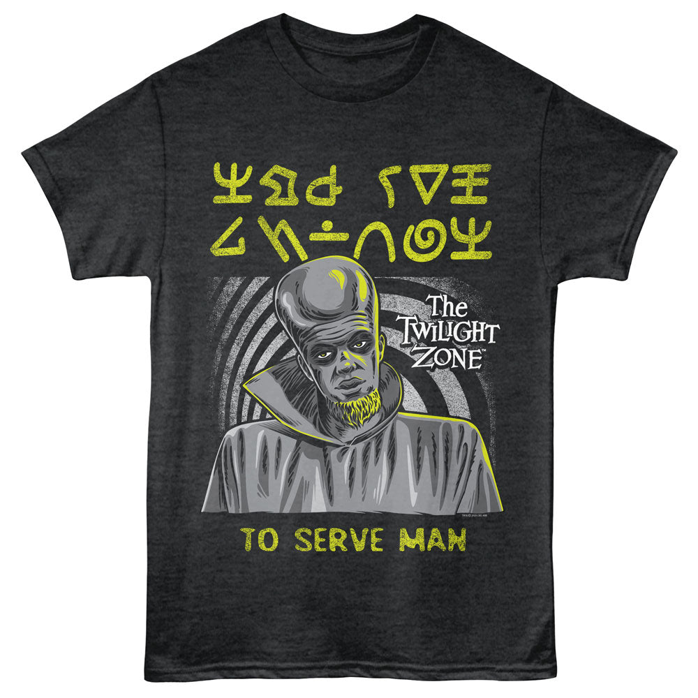 TWILIGHT ZONE Eye-Catching T-Shirt, TO SERVE MAN