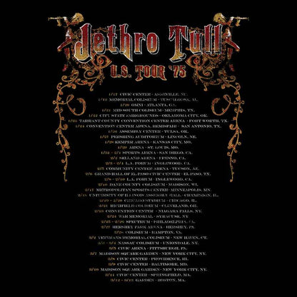 JETHRO TULL Powerful T-Shirt, US Tour &