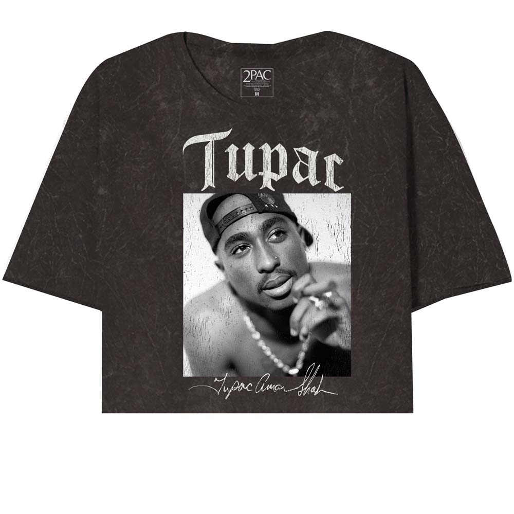 TUPAC Oversized Crop, Leaning Pose