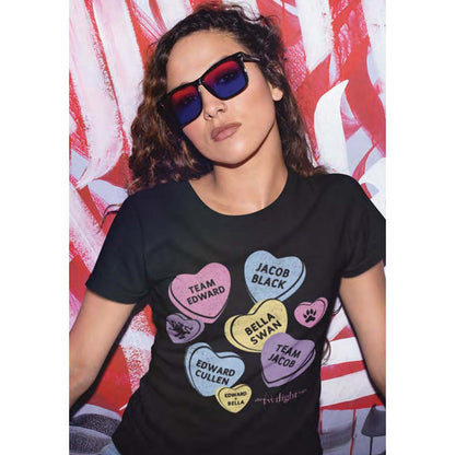 TWILIGHT Eye-Catching T-Shirt, MULTI CANDY HEARTS