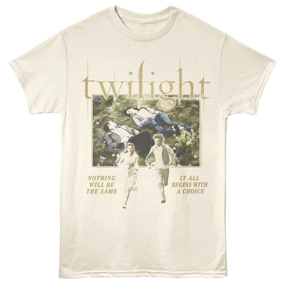 TWILIGHT Eye-Catching T-Shirt, BEGINS WITH A CHOICE