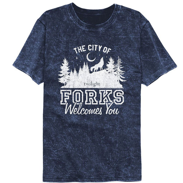TWILIGHT Mineral Wash T-Shirt, The City of Forks
