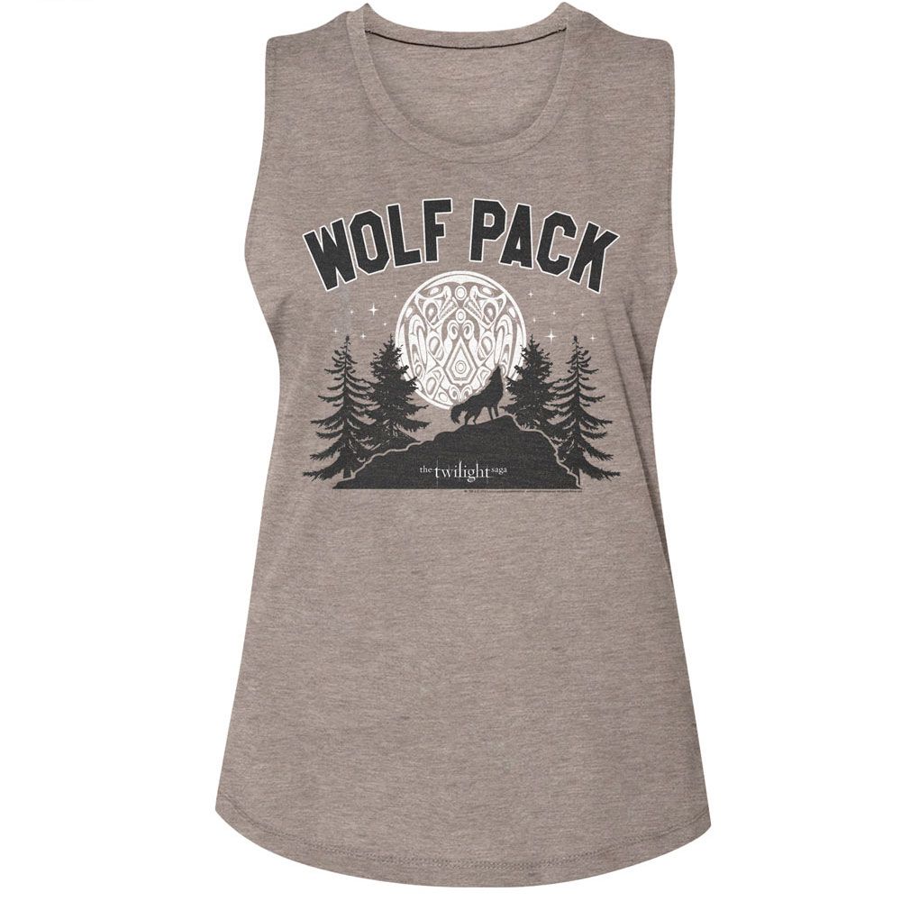 TWILIGHT Muscle Tank Top, Wolf Pack Moon