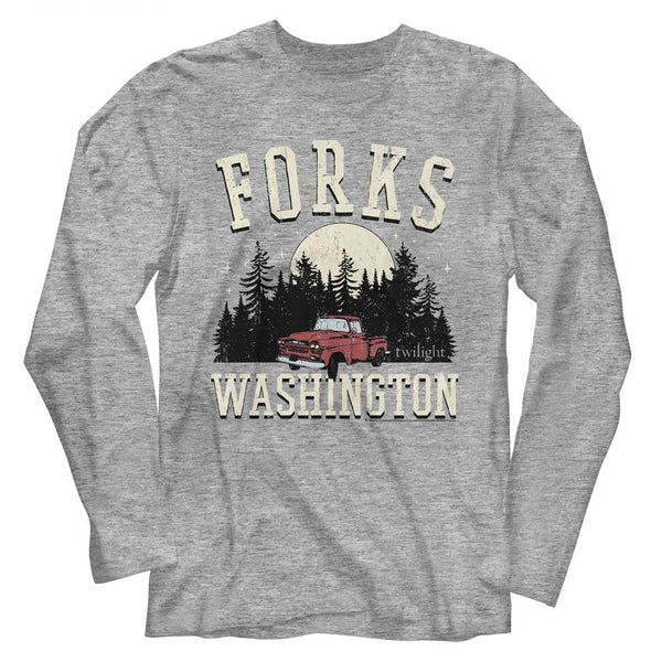 TWILIGHT Long Sleeve T-Shirt, Forks Truck