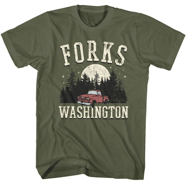 TWILIGHT Eye-Catching T-Shirt, Forks Truck