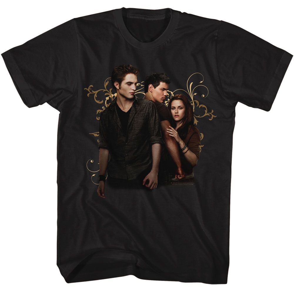 TWILIGHT T-Shirt, Edward Jacob Bella Swirls