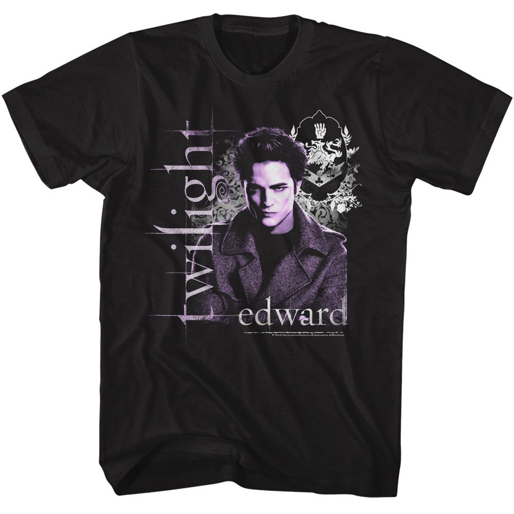 TWILIGHT Eye-Catching T-Shirt, EDWARD AND CREST