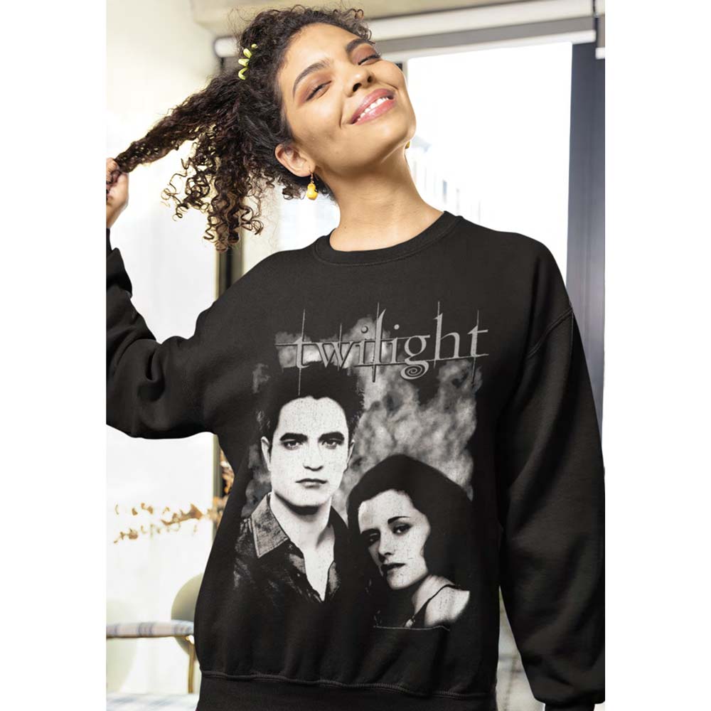 TWILIGHT Eye-Catching Sweatshirt, EDWARD AND BELLA