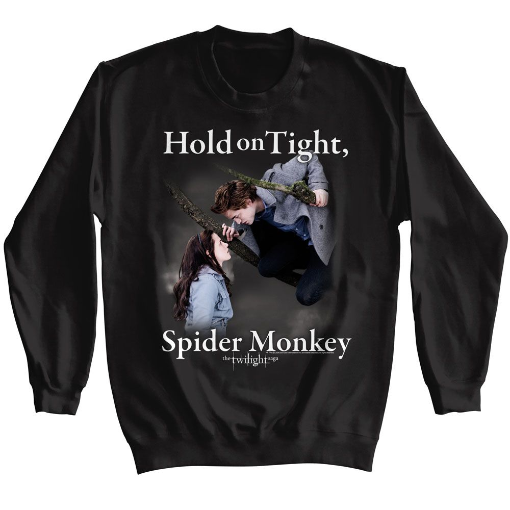 TWILIGHT Eye-Catching Sweatshirt, HOLD ON SPIDER MONKEY