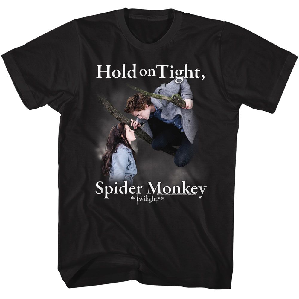 TWILIGHT Eye-Catching T-Shirt, HOLD ON SPIDER MONKEY