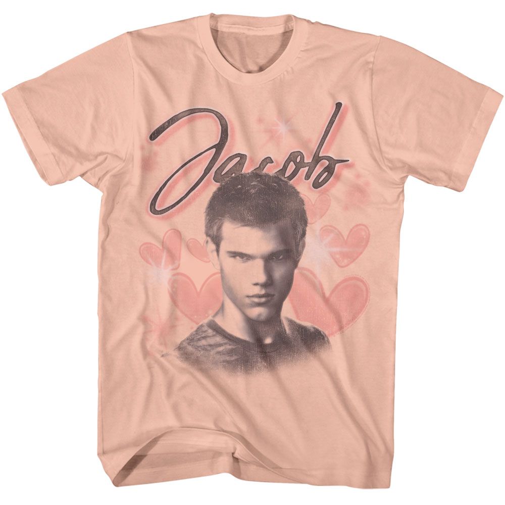 TWILIGHT Eye-Catching T-Shirt, JACOB HEARTS