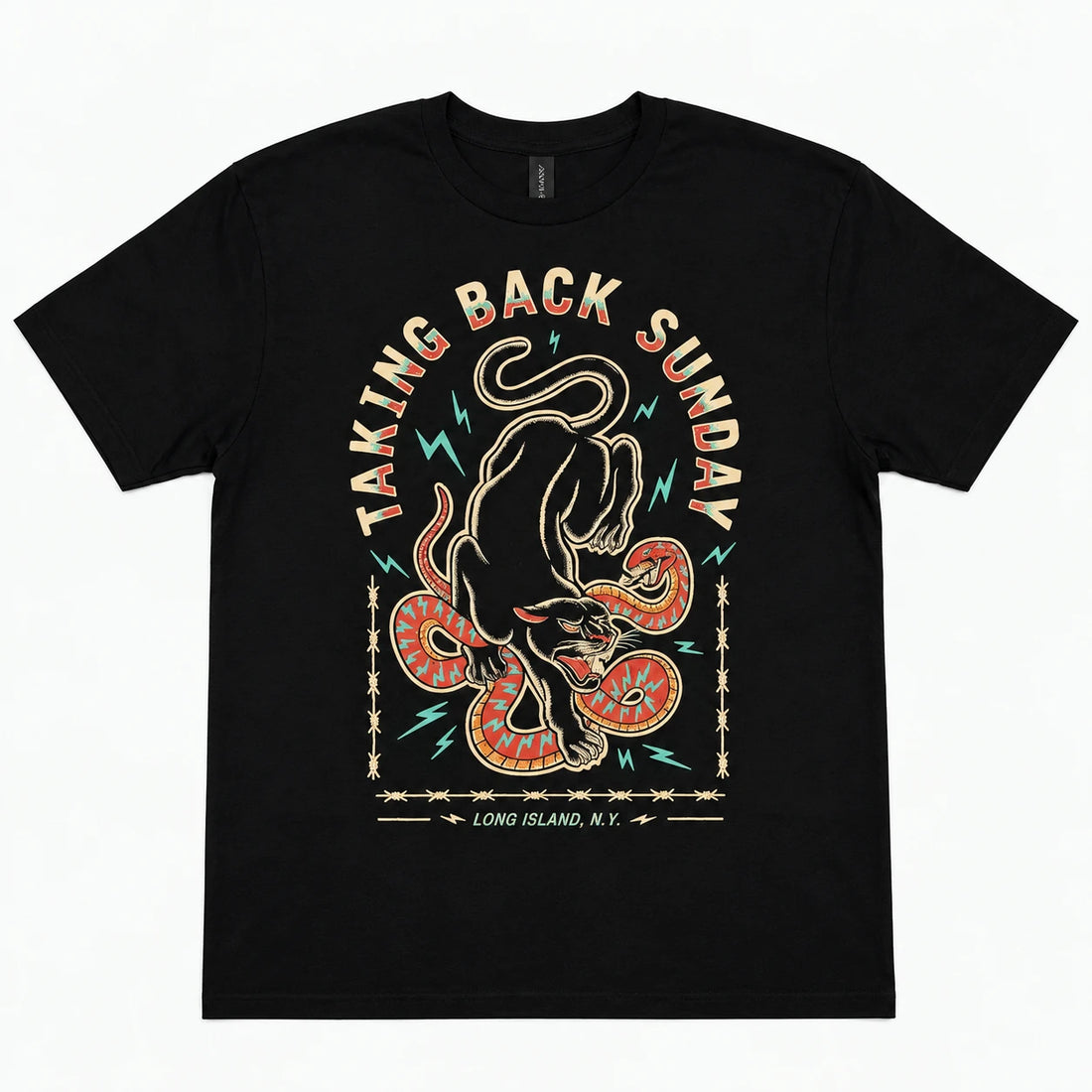 TAKING BACK SUNDAY Attractive T-Shirt, Panther Snake