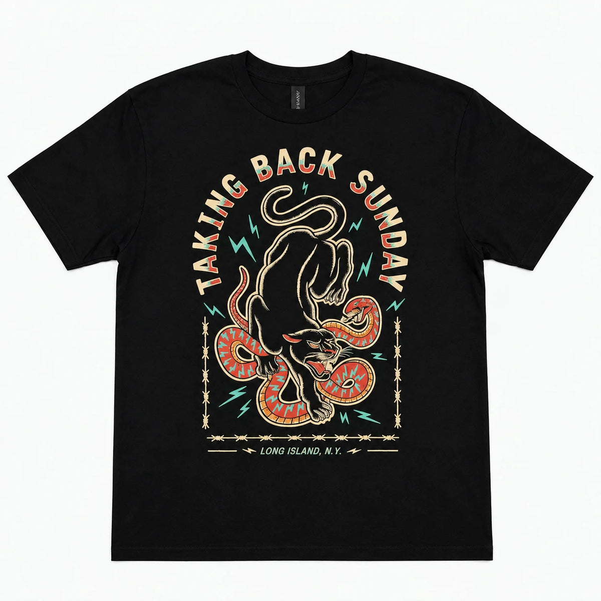 TAKING BACK SUNDAY Attractive T-Shirt, Panther Snake