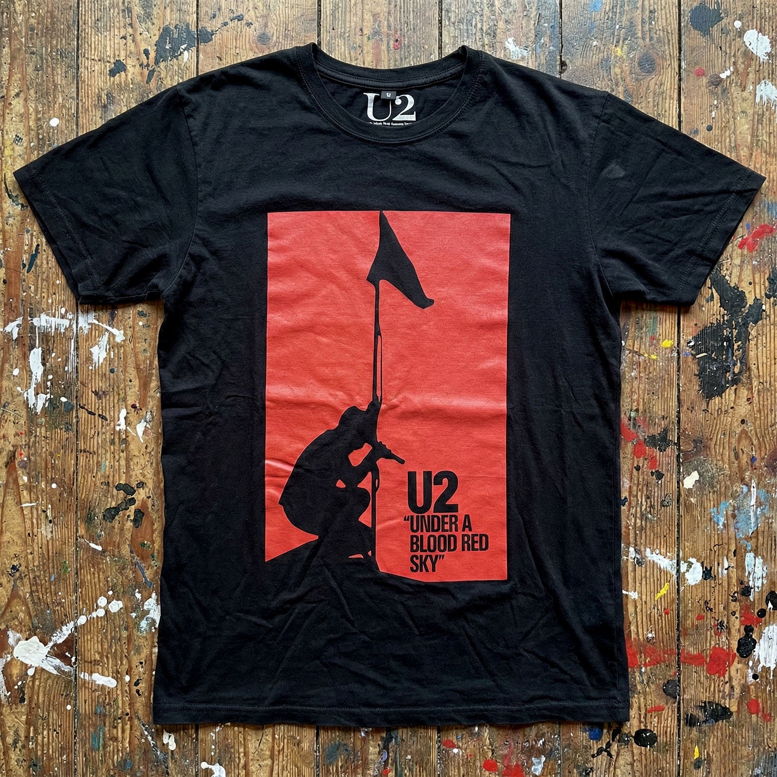 U2 Carbon T-Shirt, Blood Red Sky
