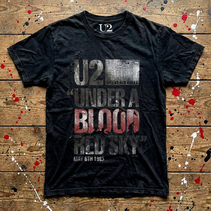 U2 Carbon T-Shirt, Blood Red Sky Live