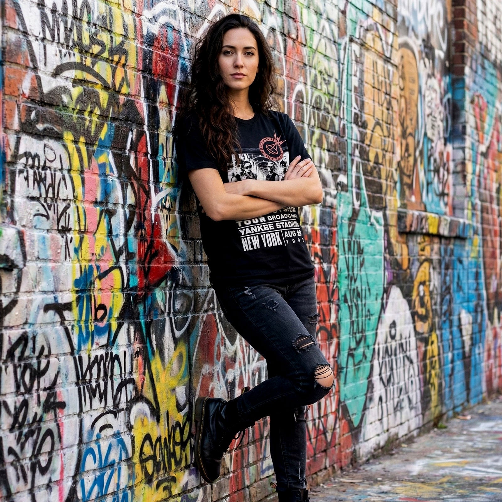 U2 Carbon T-Shirt, Zoo TV Tour NY Poster 08.29.92