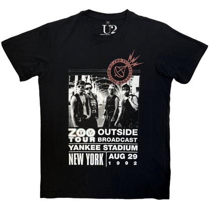 U2 Carbon T-Shirt, Zoo TV Tour NY Poster 08.29.92