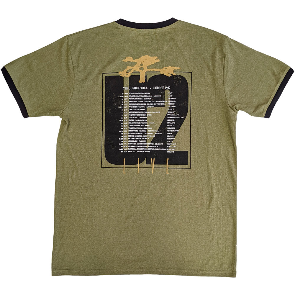 U2 Attractive T-Shirt, Joshua Tree Europe 1987