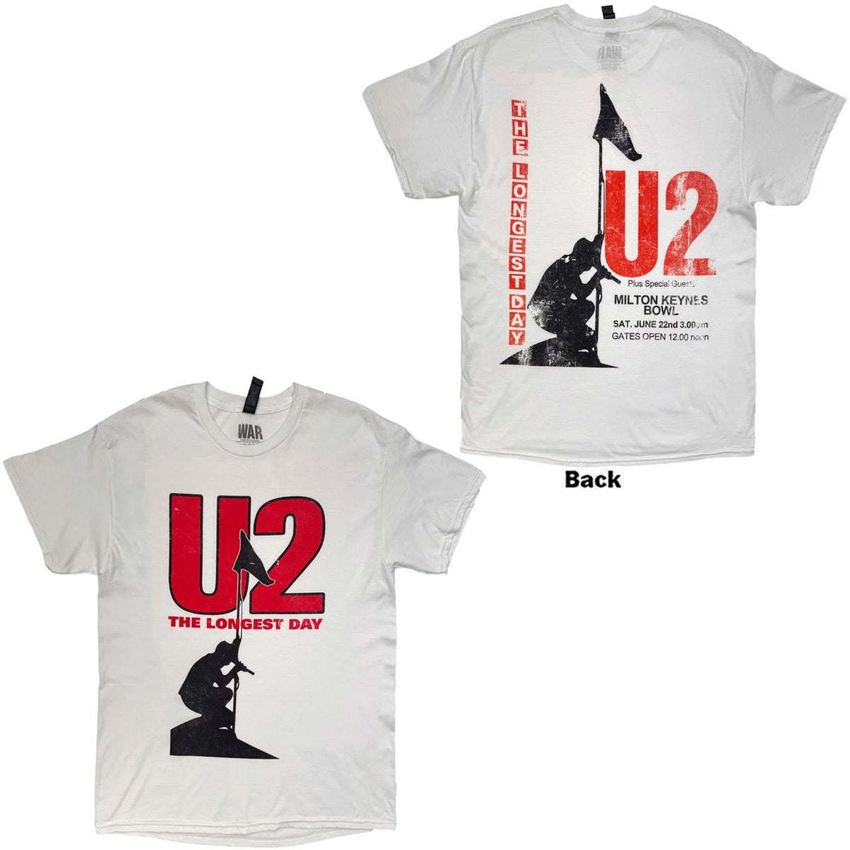 U2 Attractive T-Shirt, The Longest Day