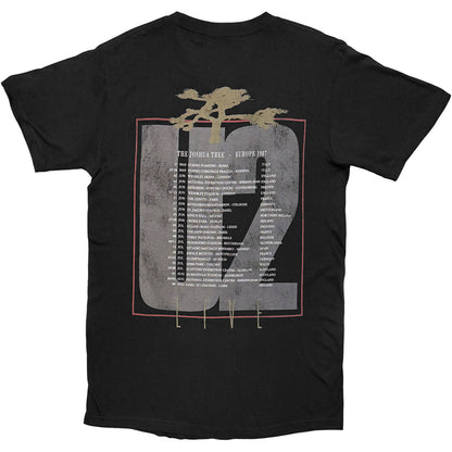 U2 Attractive T-Shirt, Joshua Tree European Tour &