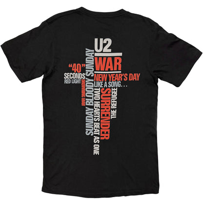 U2 Attractive T-Shirt, War Guitars &amp; Red Flag