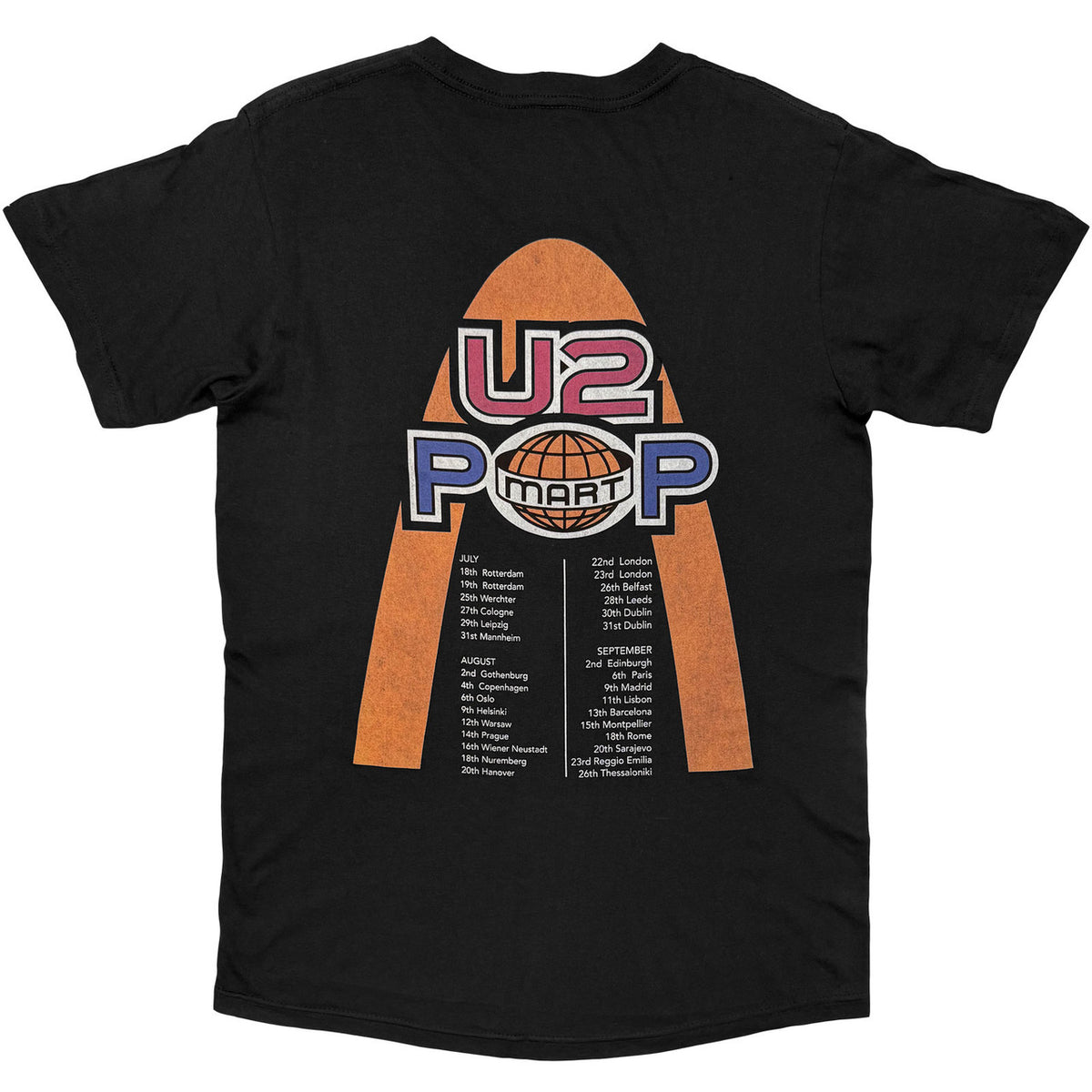 U2 Attractive T-Shirt, PopMart European Tour &