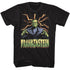 UNIVERSAL MONSTERS Eye-Catching T-Shirt, FRANKENSTEIN LIGHTNING BG