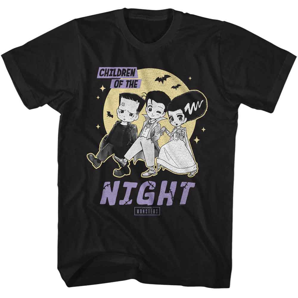 UNIVERSAL MONSTERS Eye-Catching T-Shirt, CHILDREN OF THE NIGHT